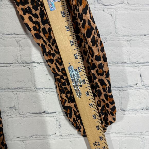 Wonderly Dress Womens Plus 3X Animal Print Ruffle Baby Doll Festival Date Night - Picture 12 of 15